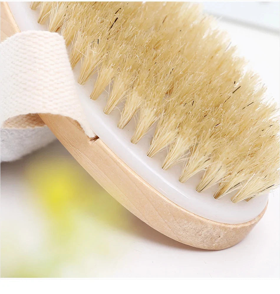 Exfoliating Wooden Body Massage Brush