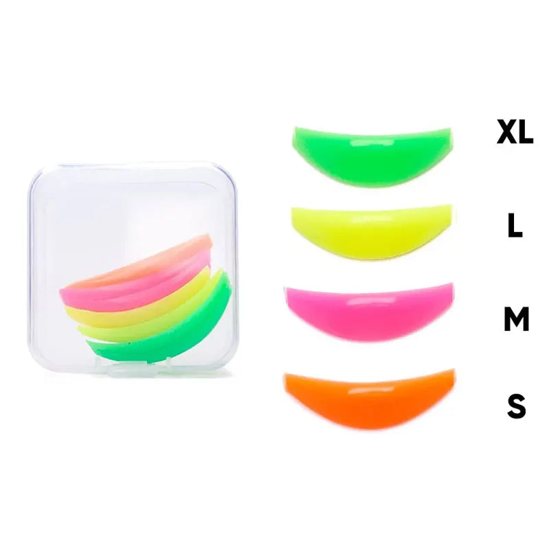 4 Pairs Silicone Eyelash Perming Pads