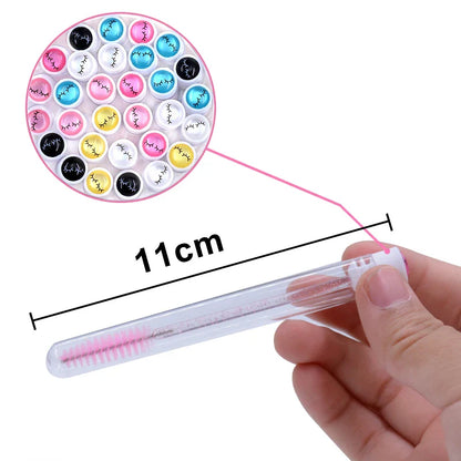 20PCS Reusable Mascara Wand & Eyelash Brush Tubes