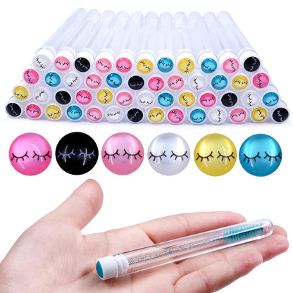 20PCS Reusable Mascara Wand & Eyelash Brush Tubes