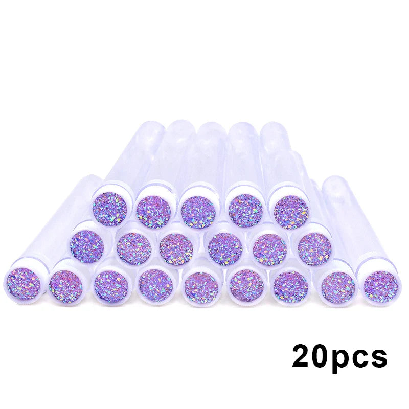 20PCS Reusable Mascara Wand & Eyelash Brush Tubes