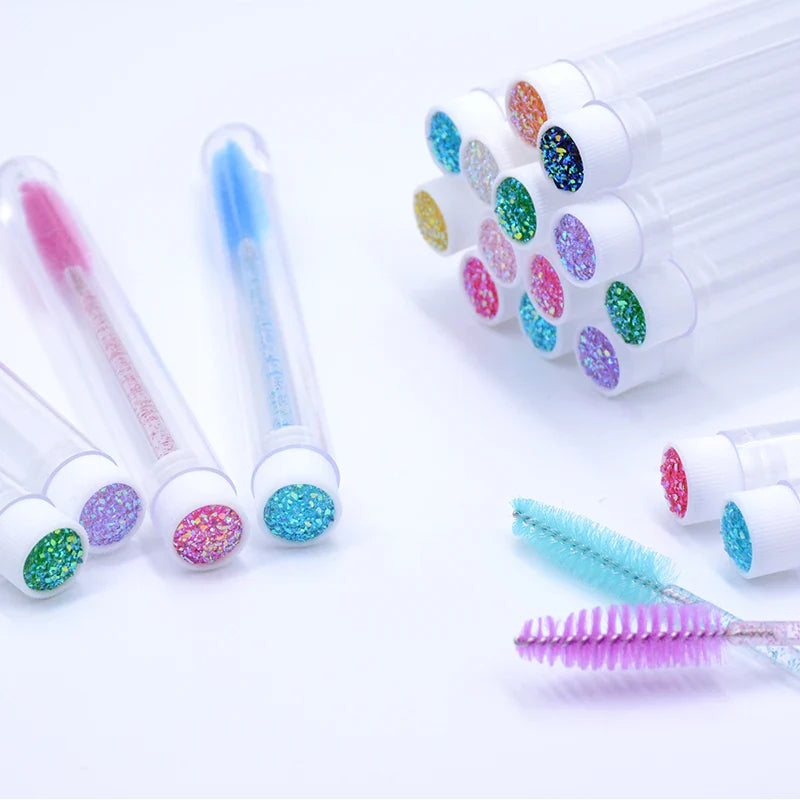20PCS Reusable Mascara Wand & Eyelash Brush Tubes