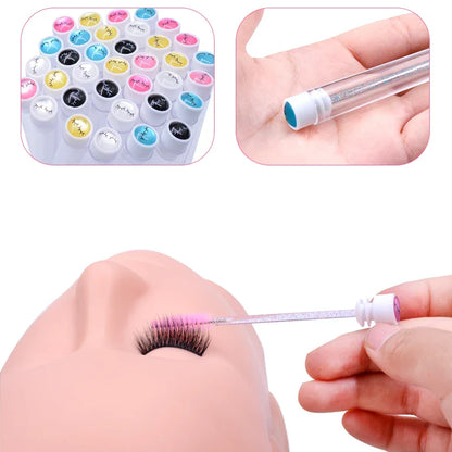 20PCS Reusable Mascara Wand & Eyelash Brush Tubes