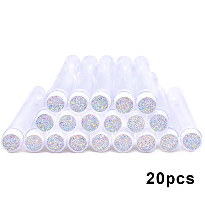 20PCS Reusable Mascara Wand & Eyelash Brush Tubes
