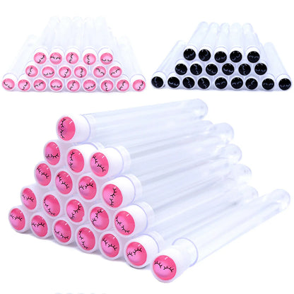 20PCS Reusable Mascara Wand & Eyelash Brush Tubes