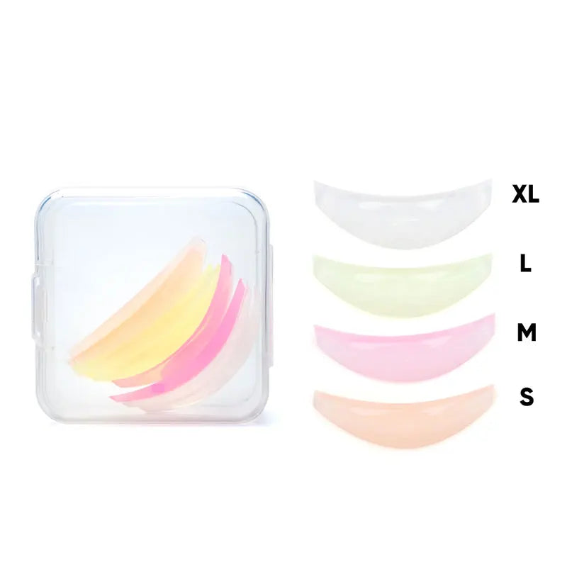 4 Pairs Silicone Eyelash Perming Pads