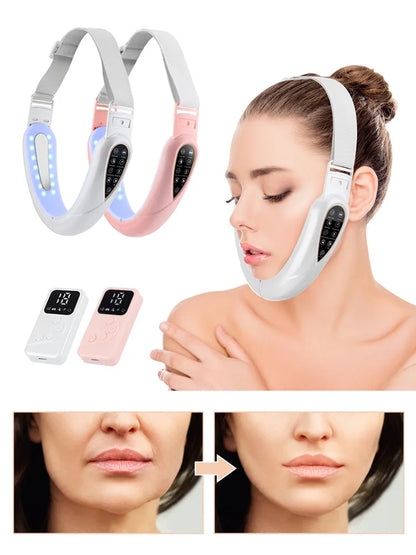 Portable V-Face LED Facial Massager
