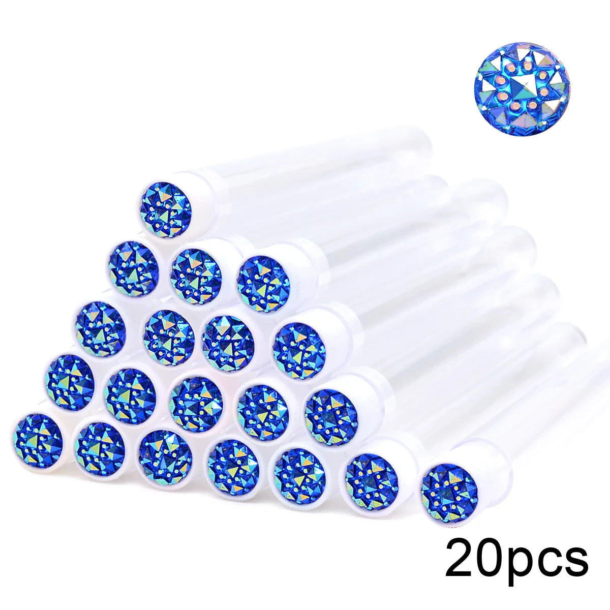 20PCS Reusable Mascara Wand & Eyelash Brush Tubes