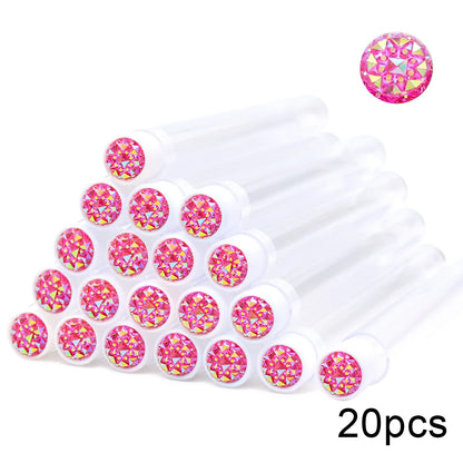 20PCS Reusable Mascara Wand & Eyelash Brush Tubes