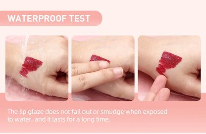 QIBEST Waterproof Diamond Shimmer Glitter Lip Gloss