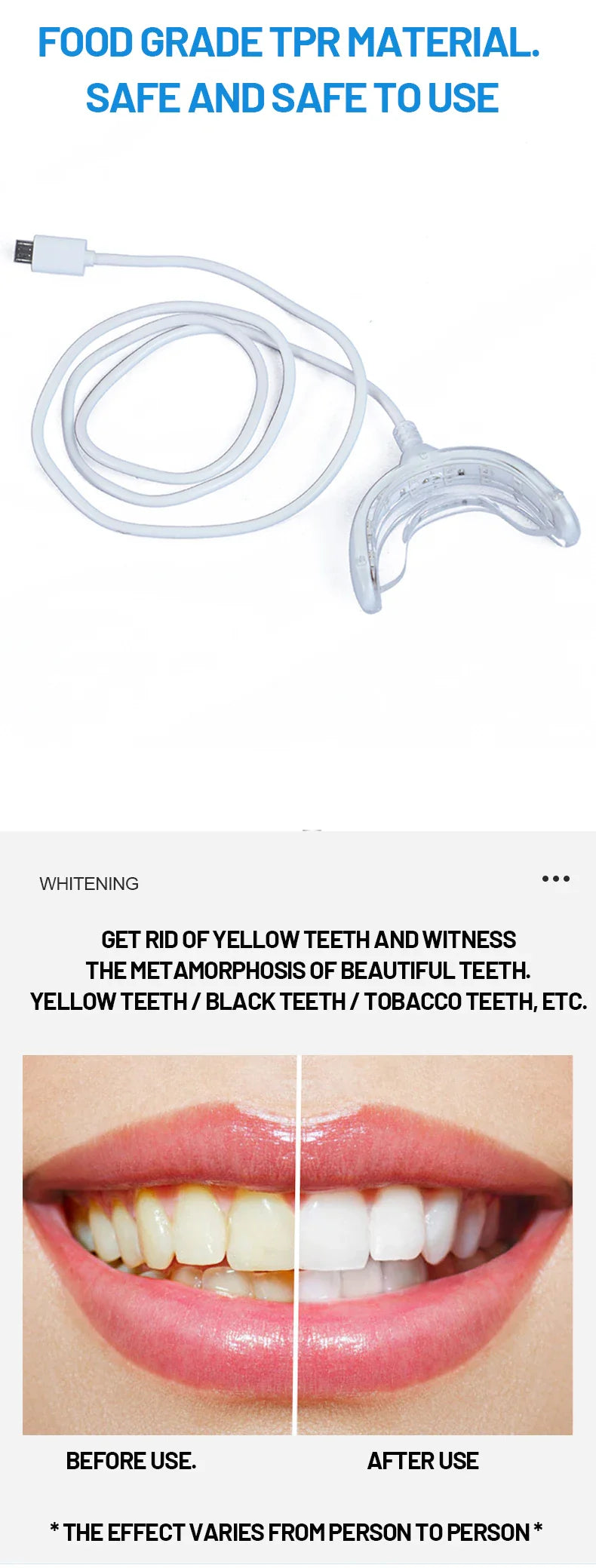 Waterproof Tooth Whitening Lamp