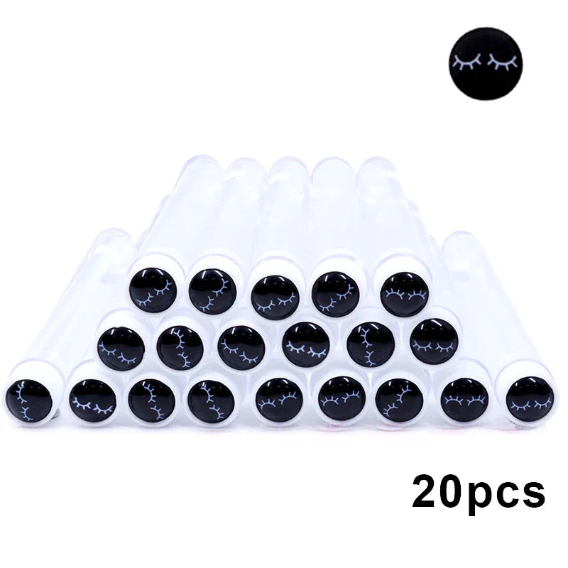 20PCS Reusable Mascara Wand & Eyelash Brush Tubes