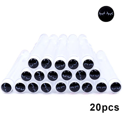 20PCS Reusable Mascara Wand & Eyelash Brush Tubes