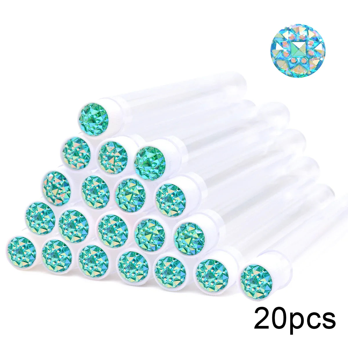 20PCS Reusable Mascara Wand & Eyelash Brush Tubes
