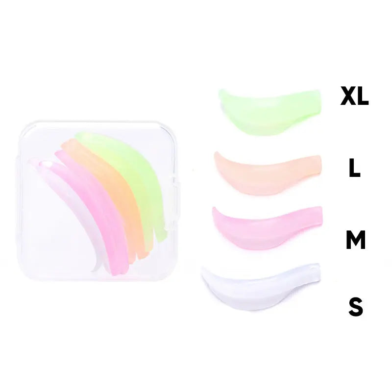 4 Pairs Silicone Eyelash Perming Pads