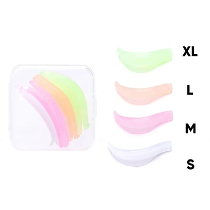 4 Pairs Silicone Eyelash Perming Pads