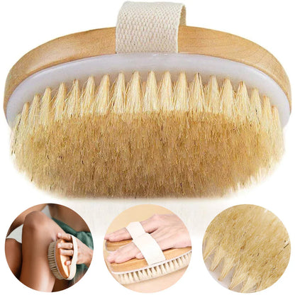 Exfoliating Wooden Body Massage Brush
