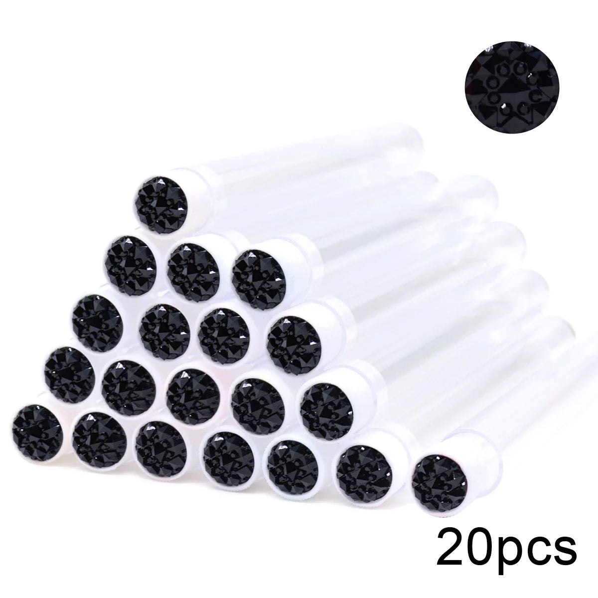 20PCS Reusable Mascara Wand & Eyelash Brush Tubes
