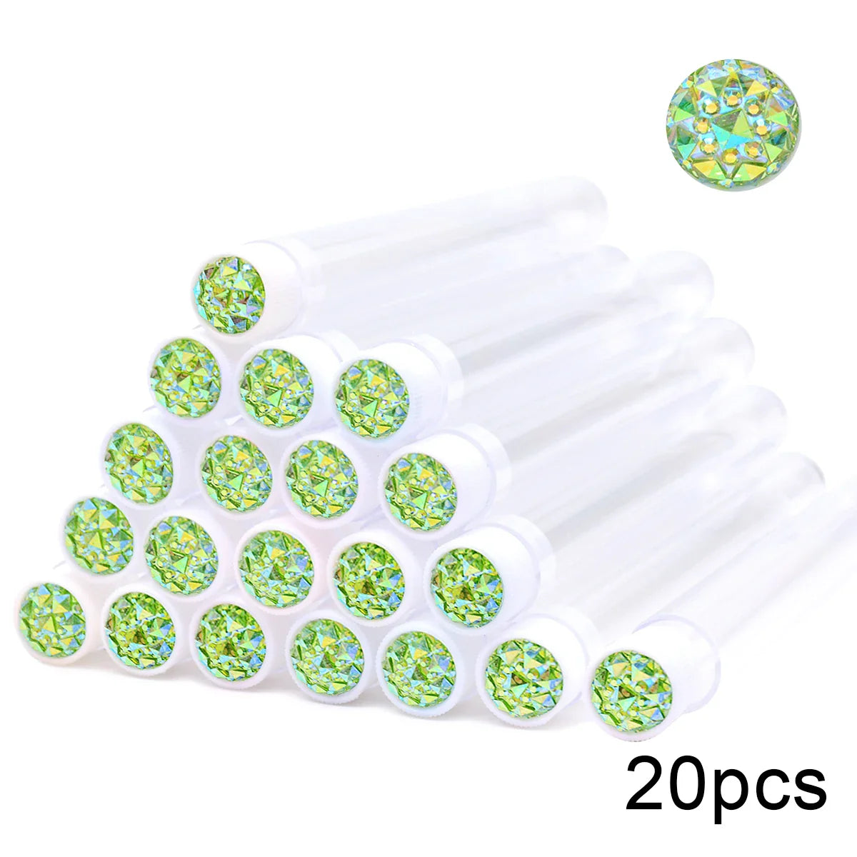 20PCS Reusable Mascara Wand & Eyelash Brush Tubes