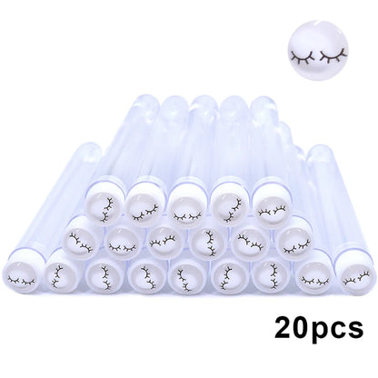 20PCS Reusable Mascara Wand & Eyelash Brush Tubes